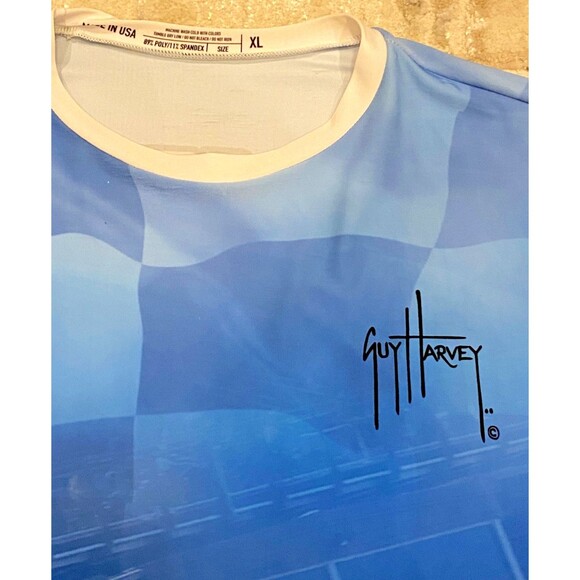 Guy Harvey X Nascar Talladega T-Shirt Short Sleeve XL All Over Print Mahi - Picture 3 of 6